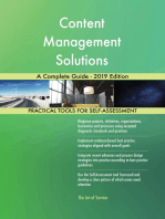 Content Management Solutions A Complete Guide - 2019 Edition