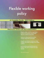 Flexible working policy A Complete Guide - 2019 Edition