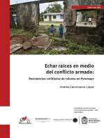 Echar raíces en medio del conflicto armado