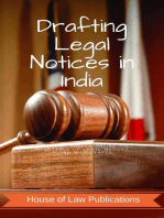 Drafting Legal Notices in India