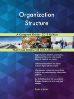 Organization Structure A Complete Guide - 2019 Edition