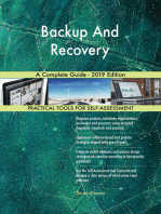 Backup And Recovery A Complete Guide - 2019 Edition
