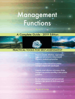 Management Functions A Complete Guide - 2019 Edition