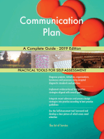 Communication Plan A Complete Guide - 2019 Edition