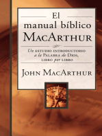 El manual bíblico MacArthur: Un estudio introductorio a la Palabra de Dios, libro por libro