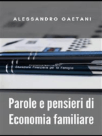 Parole e pensieri di Economia familiare