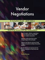 Vendor Negotiations A Complete Guide - 2019 Edition