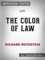 The Color of Law: A Forgotten History of How Our Government Segregated America by Richard Rothstein | Conversation Starters