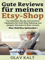 Gute Reviews für meinen Etsy-Shop: Vervielfachen Sie die Zahl positiver Feedbacks für Ihren Etsy-Webshop und steigern Sie dadurch Ihren Umsatz