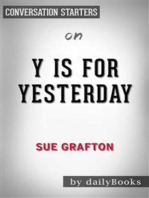 Y is for Yesterday: A Kinsey Millhone Novel by Sue Grafton | Conversation Starters