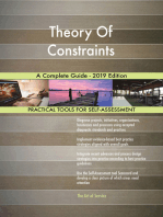 Theory Of Constraints A Complete Guide - 2019 Edition