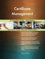 Certificate Management A Complete Guide - 2019 Edition