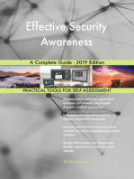 Effective Security Awareness A Complete Guide - 2019 Edition