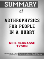 Summary of Astrophysics for People in a Hurry