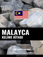 Malayca Kelime Kitabı: Konu Temelli Yaklaşım