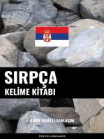Sırpça Kelime Kitabı: Konu Temelli Yaklaşım