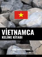 Vietnamca Kelime Kitabı: Konu Temelli Yaklaşım