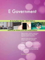 E Government A Complete Guide - 2019 Edition