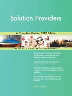 Solution Providers A Complete Guide - 2019 Edition