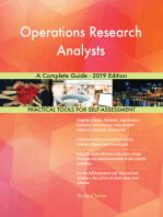 Operations Research Analysts A Complete Guide - 2019 Edition