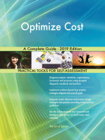 Optimize Cost A Complete Guide - 2019 Edition