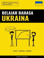 Belajar Bahasa Ukraina - Cepat / Mudah / Efisien: 2000 Kosakata Penting