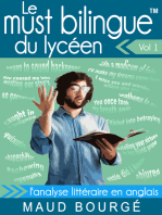 Le must bilingue™ du lycéen – Vol. 1 – L’analyse littéraire en anglais