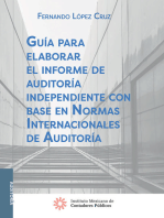 Guía para elaborar el informe de auditoría independiente con base en Normas Internacionales de Auditoría