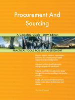 Procurement And Sourcing A Complete Guide - 2019 Edition