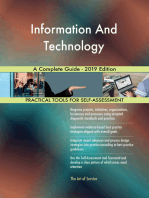 Information And Technology A Complete Guide - 2019 Edition