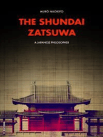 The Shundai Zatsuwa: A JAPANESE PHILOSOPHER