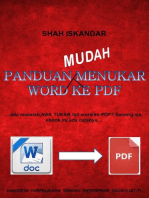 Panduan Mudah Menukar Word Ke PDF