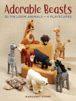 Adorable Beasts: 30 Pin Loom Animals + 4 Playscapes