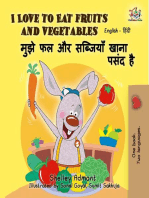 I Love to Eat Fruits and Vegetables (English Hindi Bilingual Book): English Hindi Bilingual Collection
