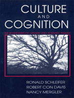 Culture and Cognition: The Boundaries of Literary and Scientific Inquiry