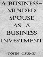 A Business-Minded Spouse as a Business Investment