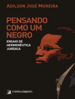 Pensando como um negro: Ensaio de hermenêutica jurídica 