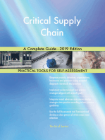 Critical Supply Chain A Complete Guide - 2019 Edition