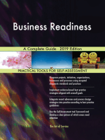 Business Readiness A Complete Guide - 2019 Edition