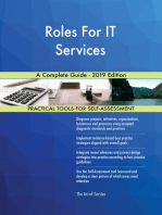 Roles For IT Services A Complete Guide - 2019 Edition