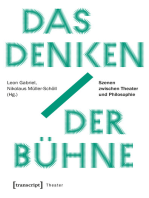 Das Denken der Bühne: Szenen zwischen Theater und Philosophie