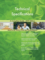 Technical Specifications A Complete Guide - 2019 Edition