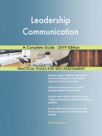 Leadership Communication A Complete Guide - 2019 Edition