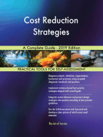 Cost Reduction Strategies A Complete Guide - 2019 Edition