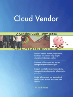 Cloud Vendor A Complete Guide - 2019 Edition