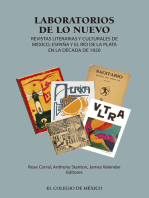 Laboratorios de lo nuevo: Revistas literarias y culturales de México, España y el río de la plata en la década de 1920