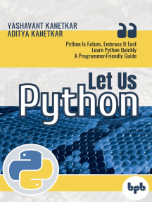 Read Let Us Python Online By Yashavant Kanetkar Books