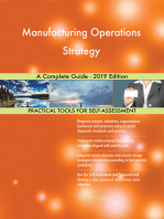 Manufacturing Operations Strategy A Complete Guide - 2019 Edition