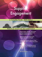 Supplier Engagement A Complete Guide - 2019 Edition