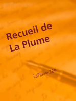 Recueil de La Plume: Les Paroles s'envolent, les écrits restent